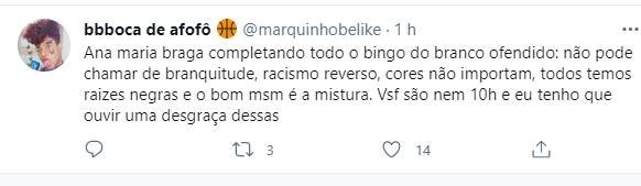 Ana Maria Braga é detonada por citar racismo reverso 3