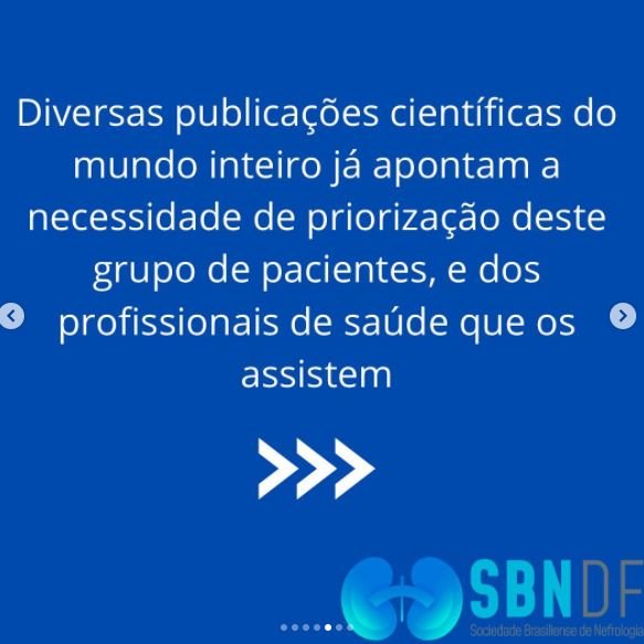 Sociedade Brasiliense de Nefrologia cobra inclusão de pacientes que fazem hemodiálise na vacinação contra Covid-19