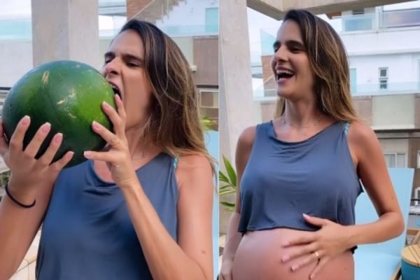 Marcella Fogaça grávida de gemeas