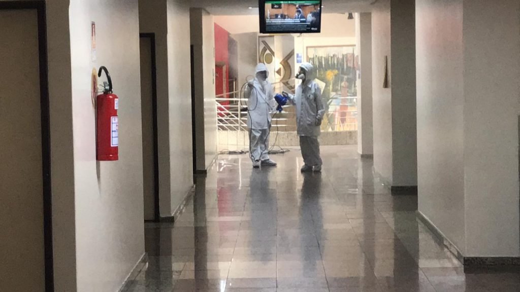 Desinfecção da Câmara de Vereadores de Goiânia (Covid-19)