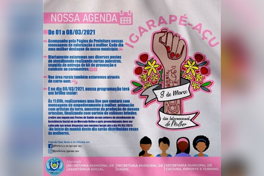 banner mostra imagem de punho fechado