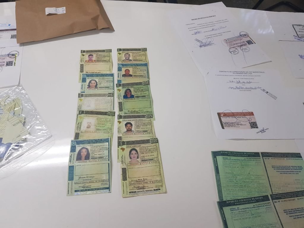 Documentos falsos apreendidos pela Copatri