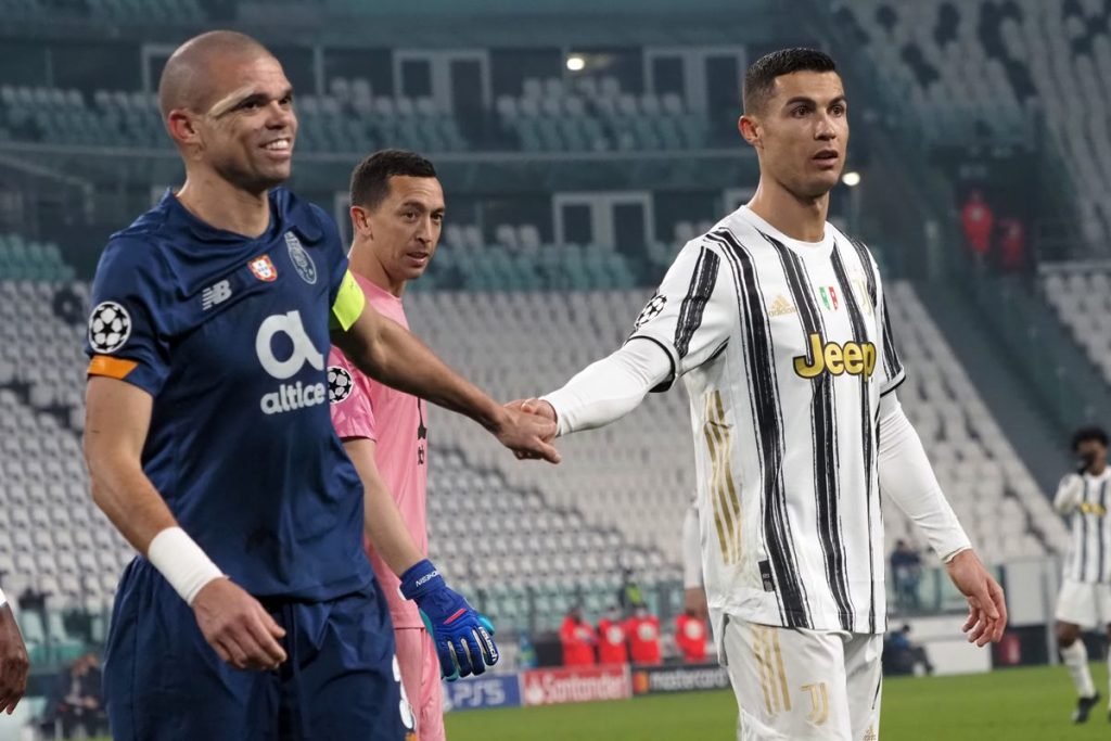 Pepe e Cristiano Ronaldo