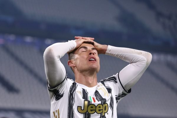 Cristiano Ronaldo na eliminação da Juventus