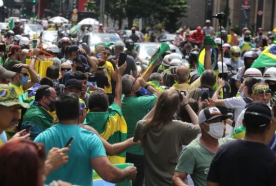 Protesto em São Paulo