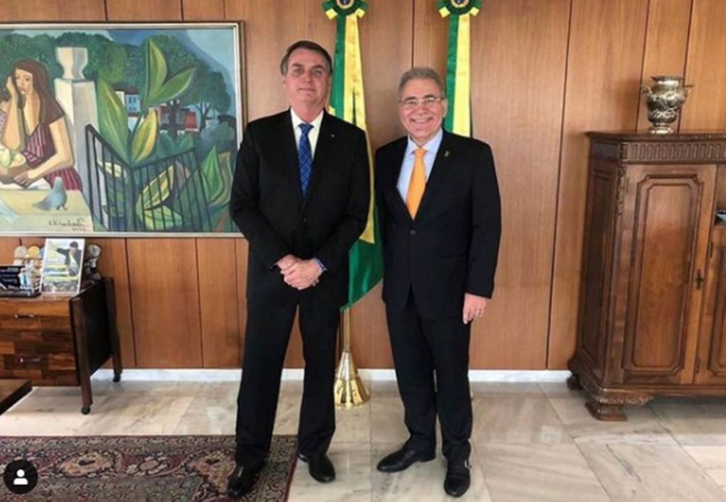 Jair Bolsonaro e Marcelo Queiroga