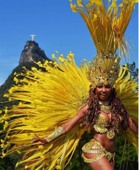Tuane Rocha no carnaval de 2019