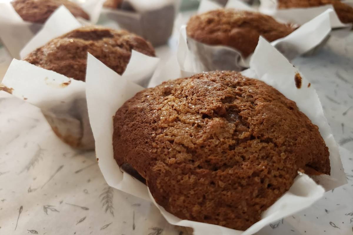 Como fazer bolo de banana com chocolate saudável