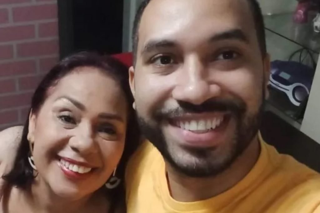 Gilberto e a mãe
