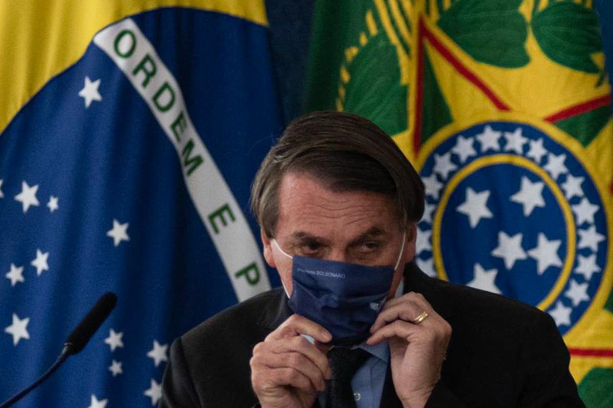 Coletiva à imprensa sobre o programa águas Brasileiras com o presidente Jair Bolsonaro, no palácio do planalto.