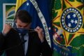 O presidente Jair Bolsonaro (sem partido), durante anúncio de investimentos para o Programa Águas Brasileiras
