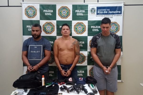 Acusados de assaltos a residências de luxo no Rio