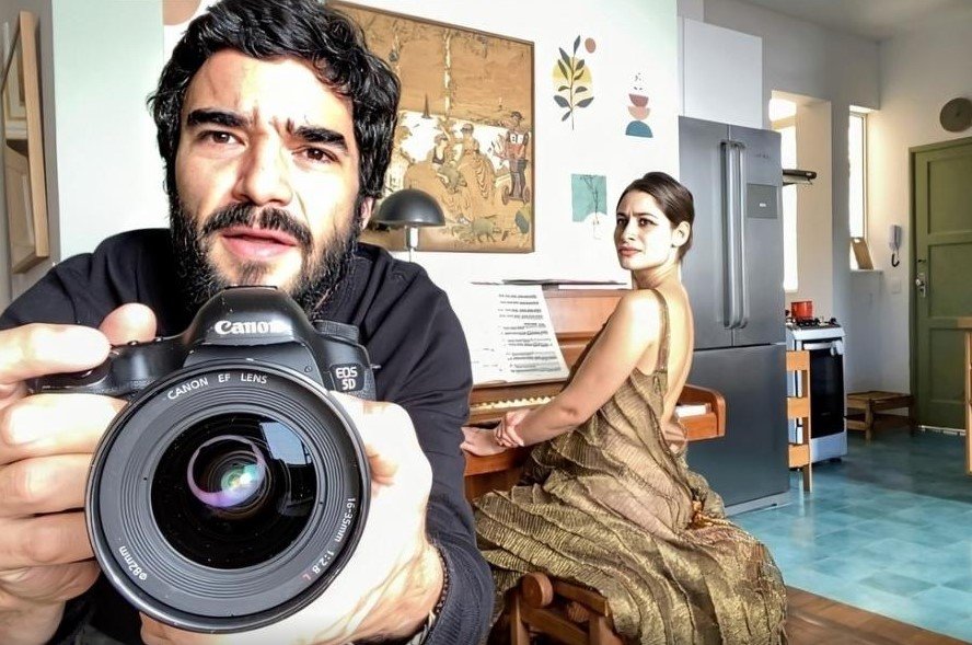 Caio Blat e Luisa Arraes
