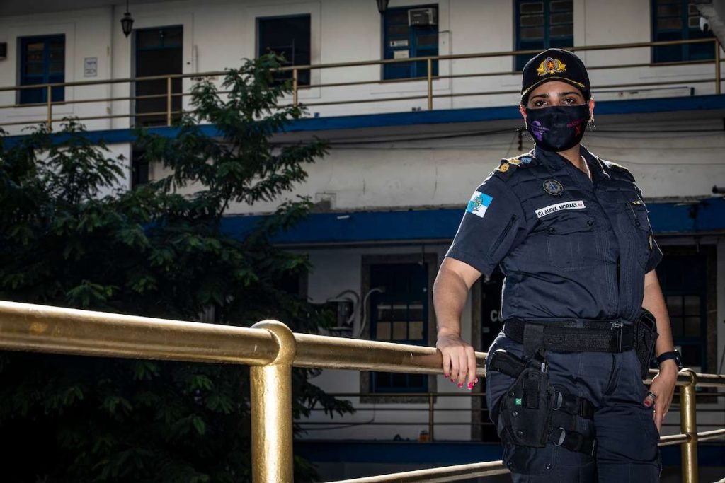 Cláudia Moraes, tenente-coronel da PM do Rio e comandante da Patrulha Maria da Penha