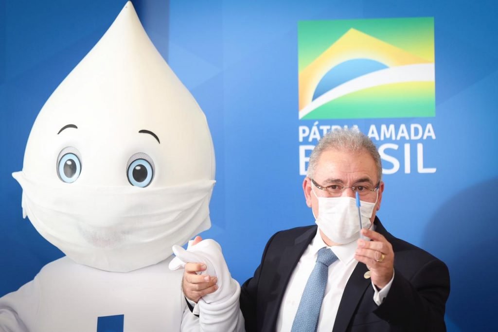 ministro saude queiroga coletiva saude governo bolsoanro covid enfrentamento