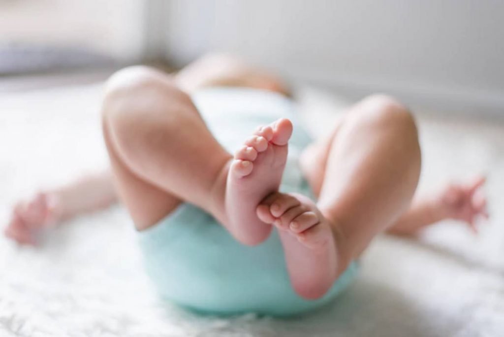 Pés de bebê