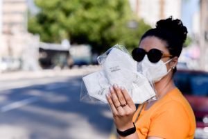 goias distribuição de máscaras para motoristas de aplicativo em goiânia