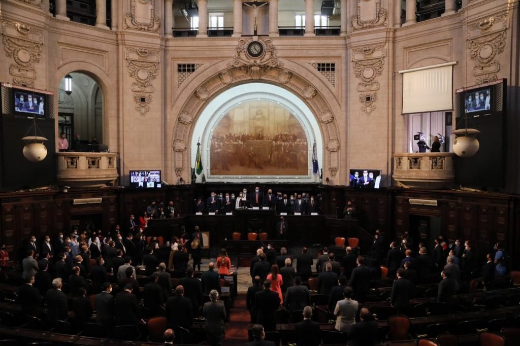 Posse do governador do Rio de Janeiro Claudio Castro
