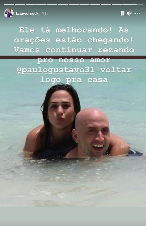 Paulo Gustavo e Tata Werneck
