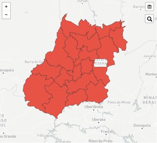goias mapa da pandemia