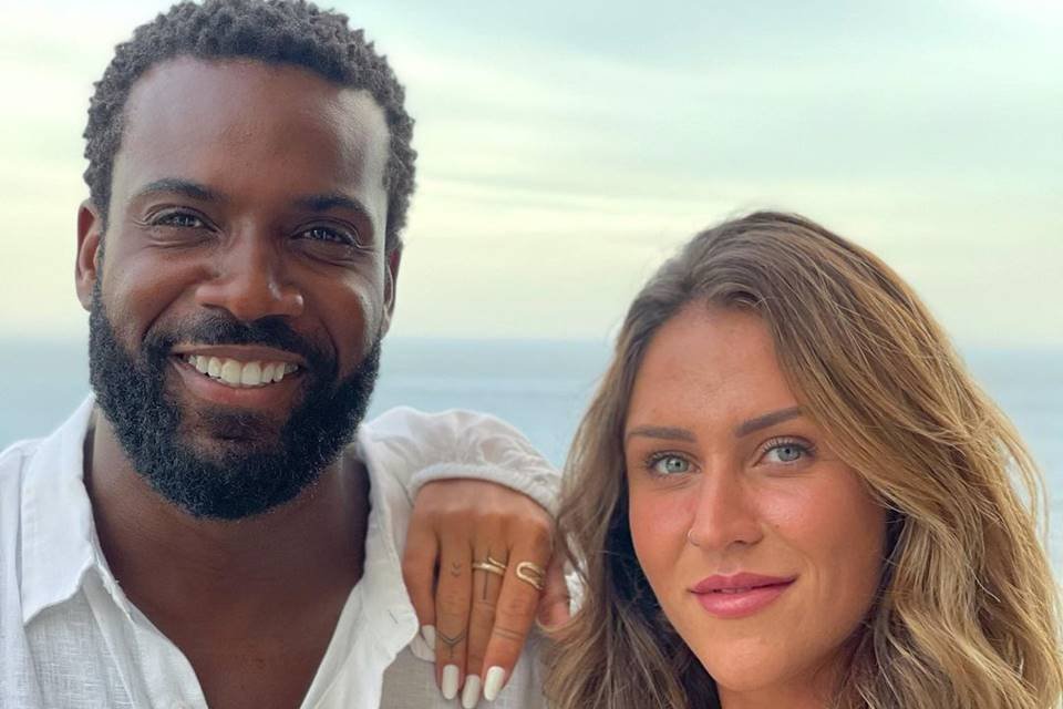 Rafael Zulu e ALine Becker