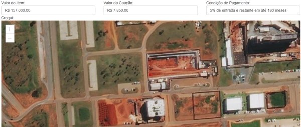 Terreno Licitação 02/2021 Terracap