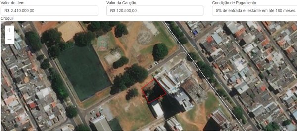 Terreno Licitação 02/2021 Terracap