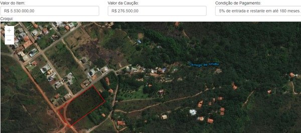 Terreno Licitação 02/2021 Terracap
