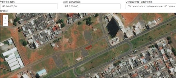 Terreno Licitação 02/2021 Terracap