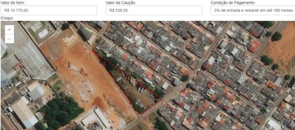 Terreno Licitação 02/2021 Terracap