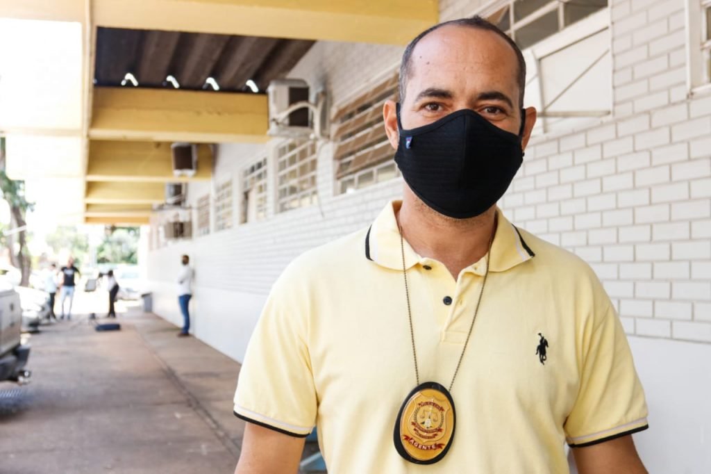 Baixo movimento para a vacinação de policiais no Centro de Saúde Pública do Guará 1 3
