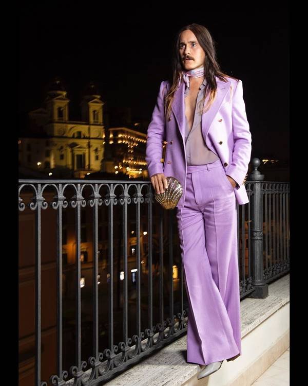 Jared Leto, de Gucci, para o SAG Awards 2021