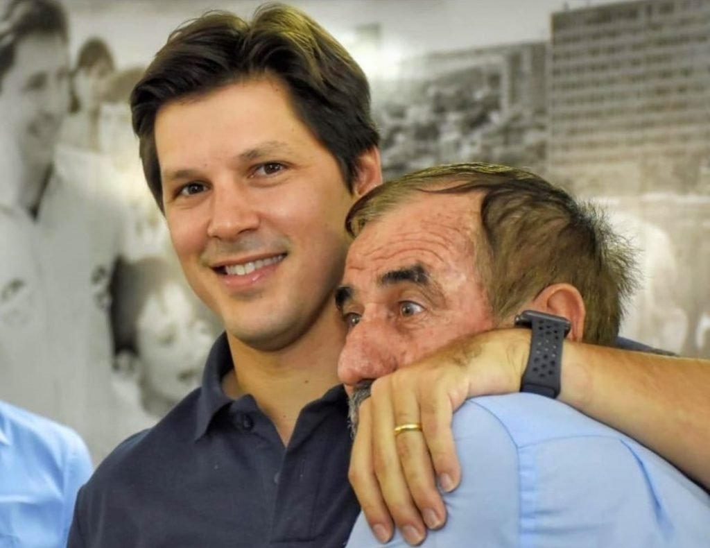 Ex-deputado federal Daniel Vilela (MDB) junto com o ex-deputado Léo Mendanha, que morreu vítima da Covid-19