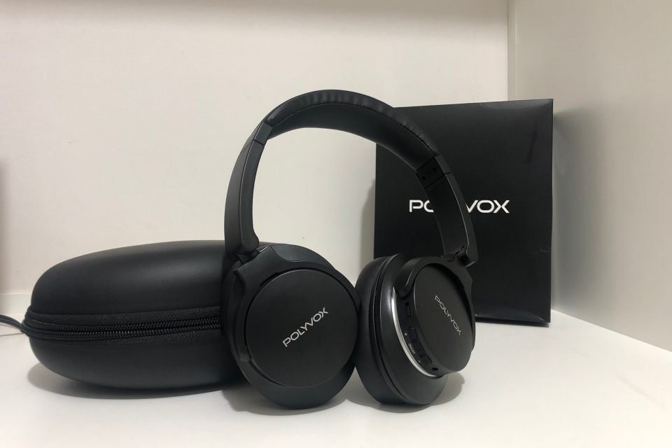 Fone de Ouvido Bluetooth Sem Fio Polyvox XH-1029 Preto Dobrável Wireless  com Case/Estojo - POLYVOX