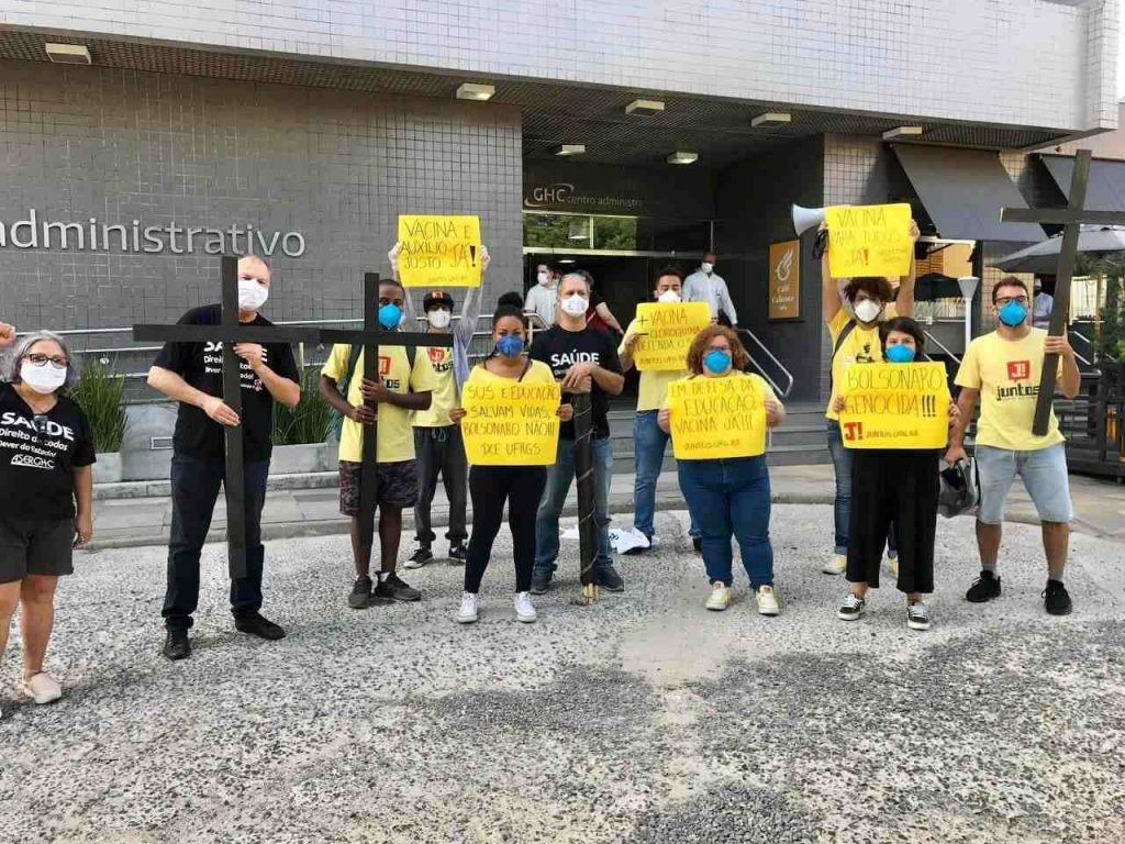 Protesto Hospital Porto Alegre