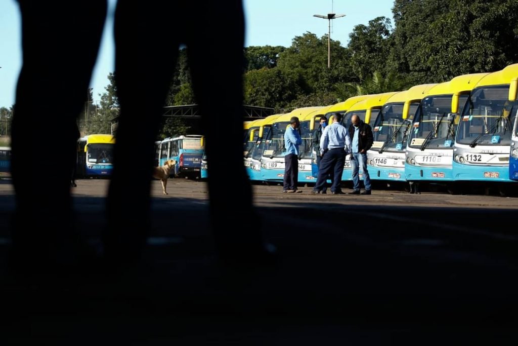 motoristas de ônibus em goiânia decidem paralisar atividades e reivindicam por vacinação da categoria