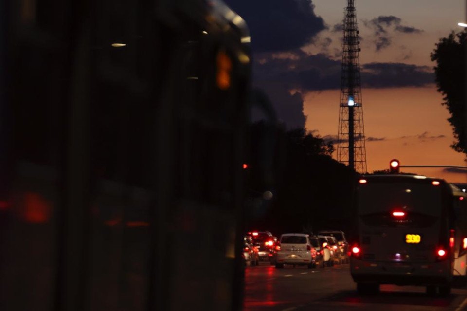 aglomeração ônibus
