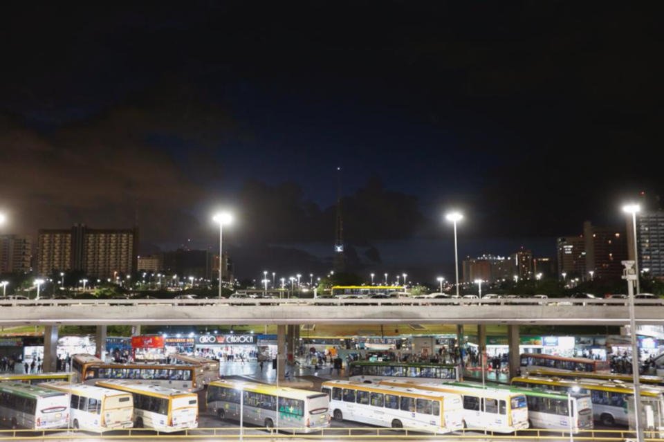 aglomeração ônibus