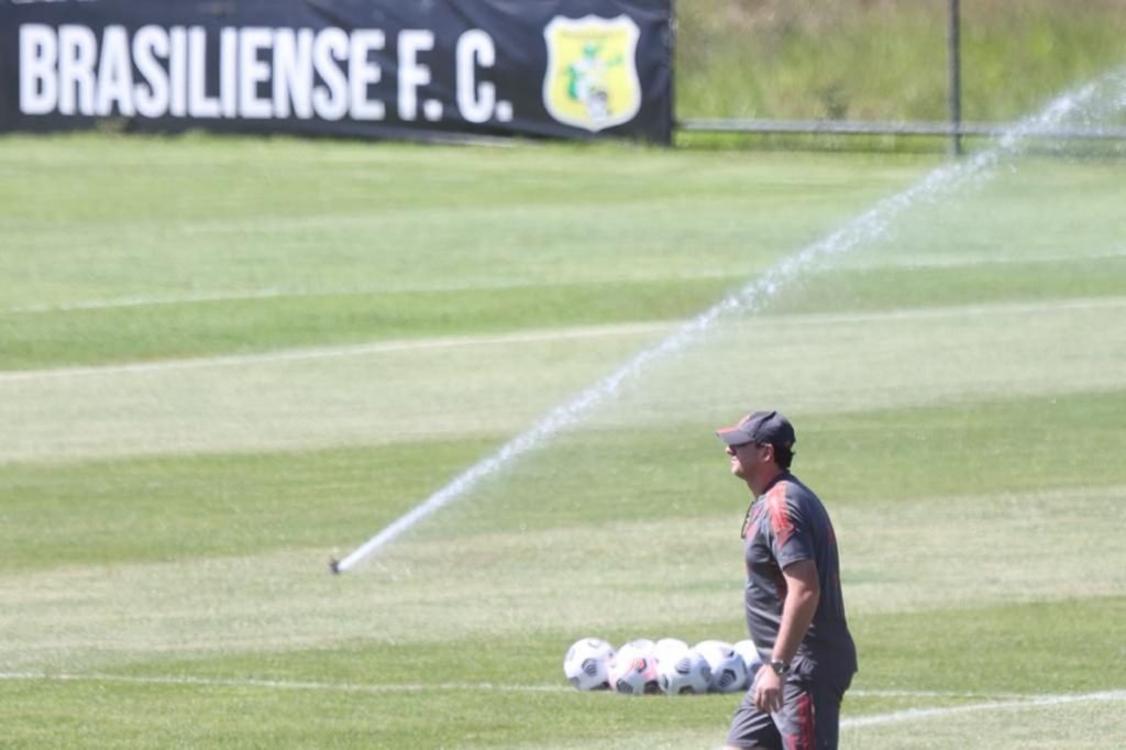 Rogério Ceni treino Flamengo no CT do Brasiliense