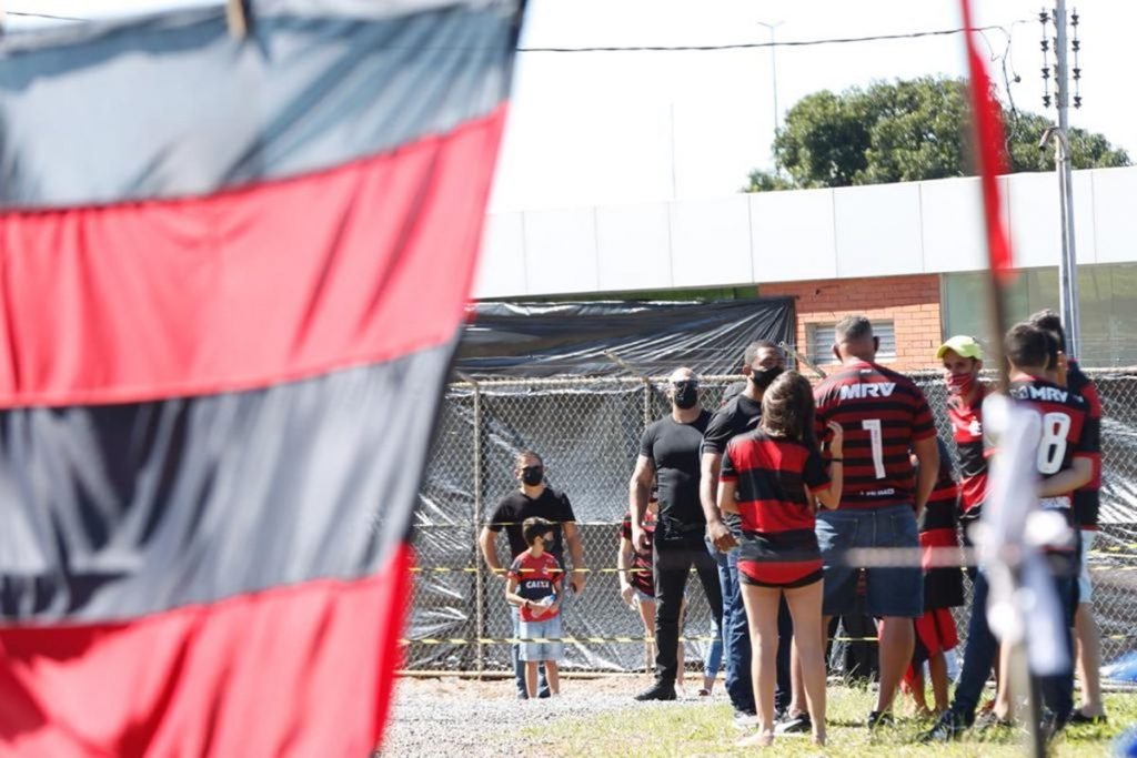Torcida Flamengo treino