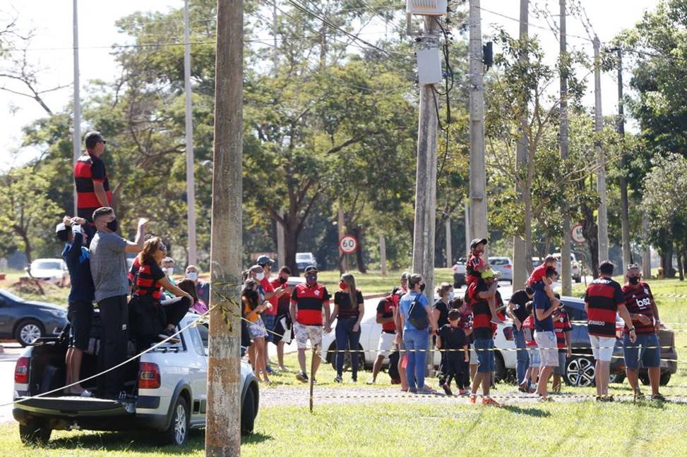 Torcida Flamengo treino
