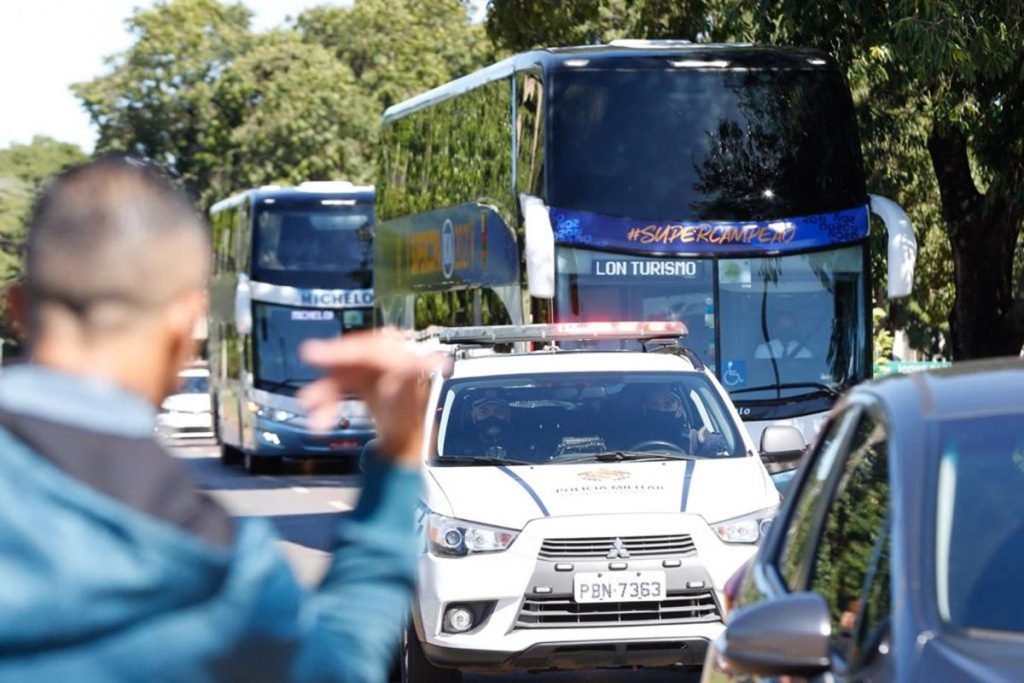 ônibus do Flamengo