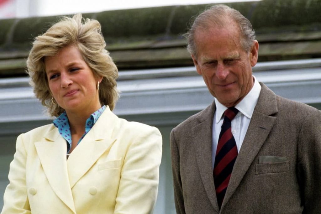 Princesa Diana e Príncipe Philip