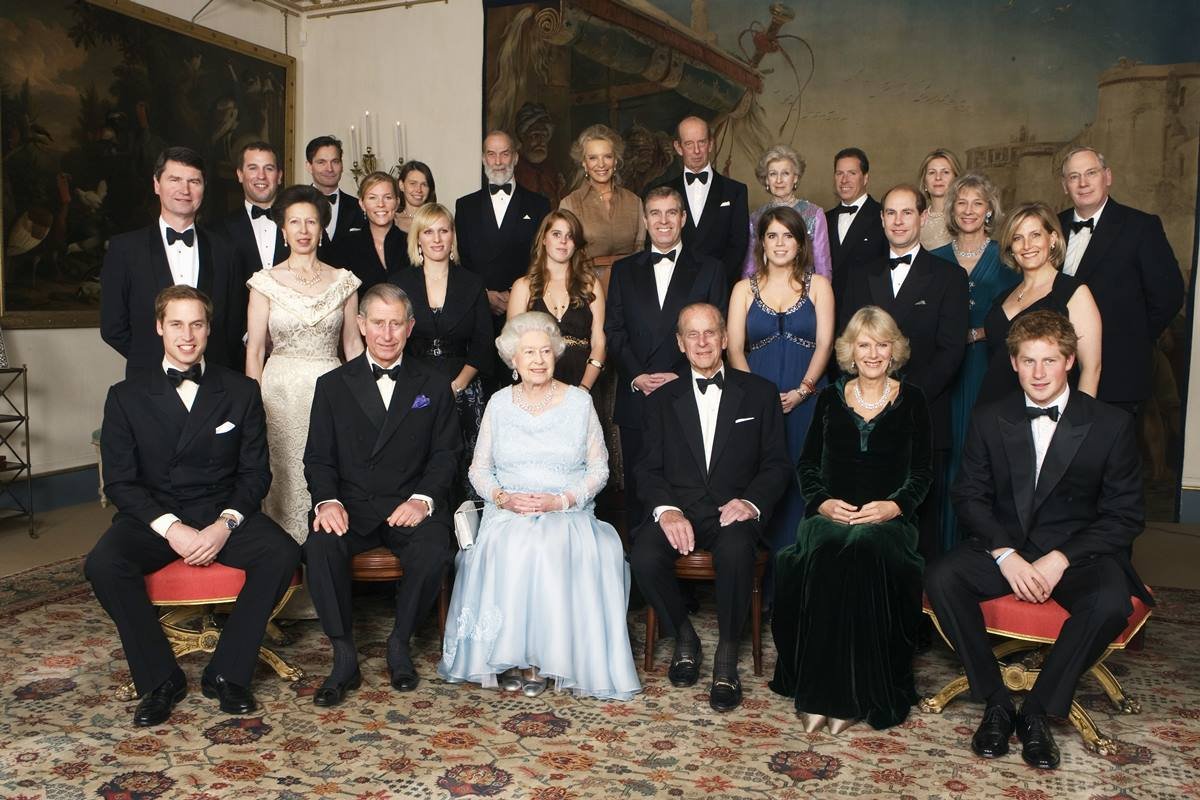 Realeza britânica - rainha Elizabeth e príncipe Philip