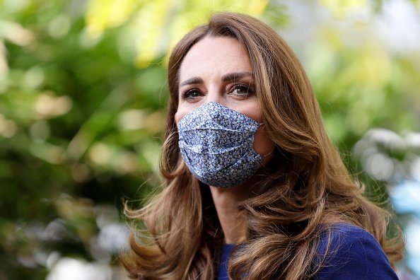 Kate Middleton de máscara