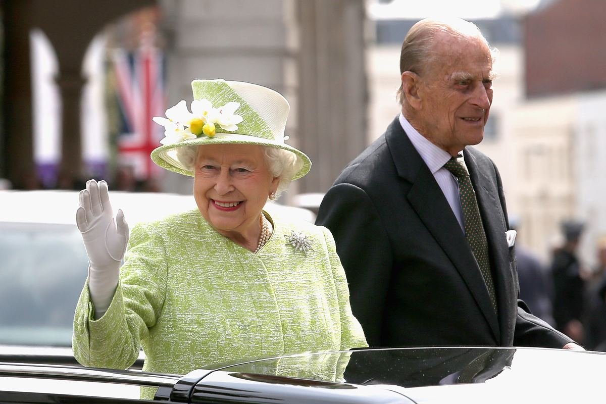 Rainha Elizabeth e príncipe Philip