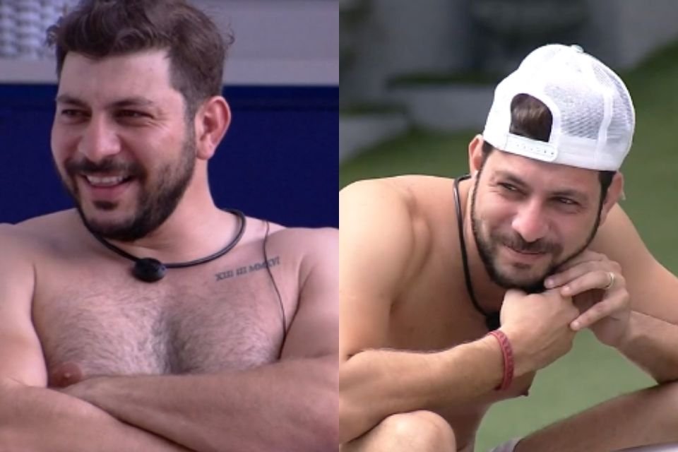 Caio antes e depois