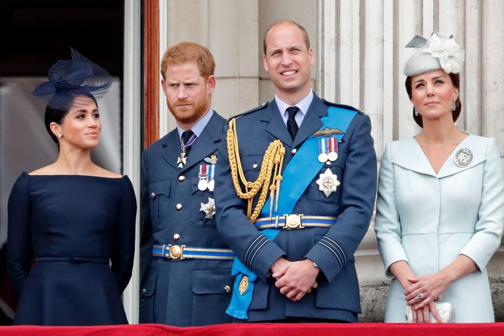 Meghan Markle, Harry, William e Kate Middleton