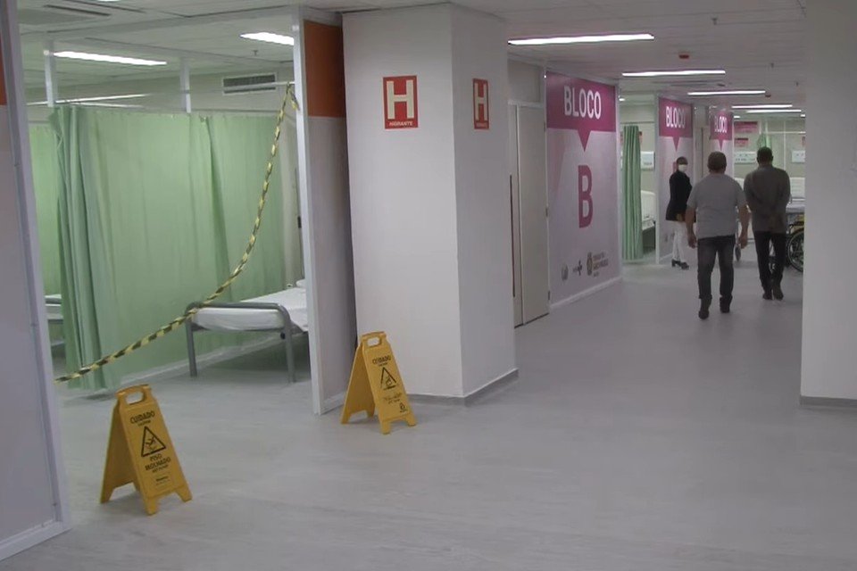 São Paulo - Inauguração de hospital de transição com Edson Aparecido, secretário de Saúde, e Ricardo Nunes, vice-prefeito (1)