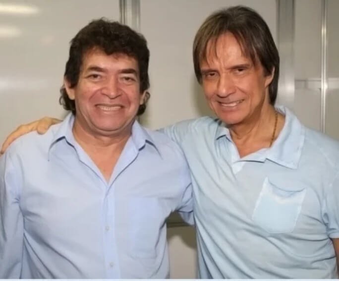 Francisco de Assis Silva e o ídolo Roberto Carlos